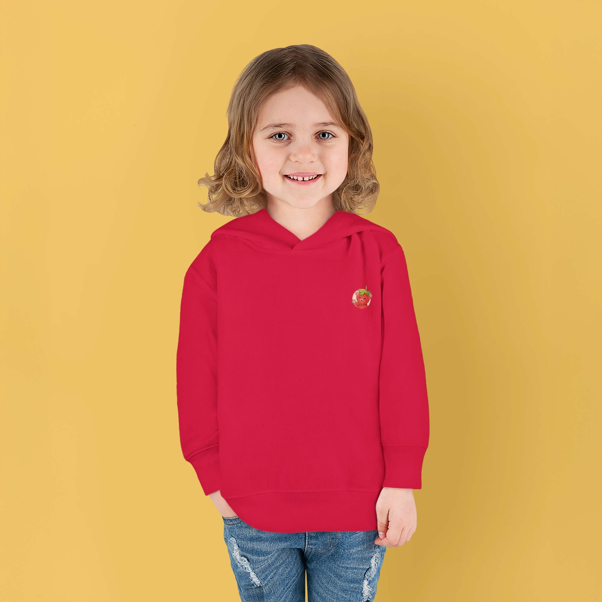 The Strawbear Back Print Hoodie