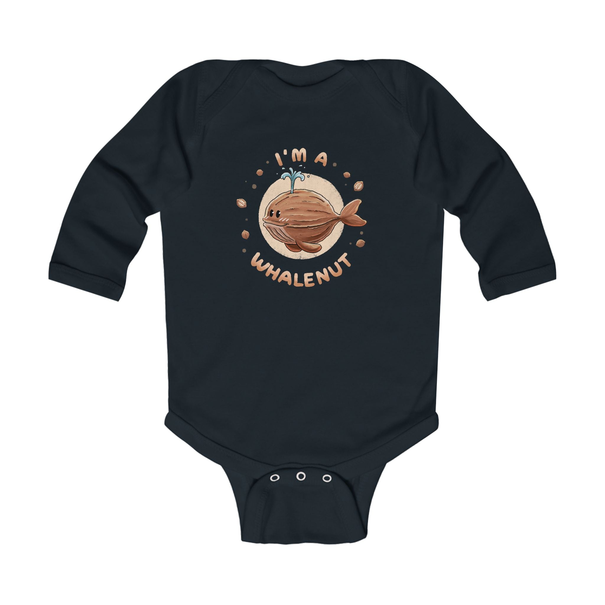 The Whalenut Long Sleeve Bodysuit