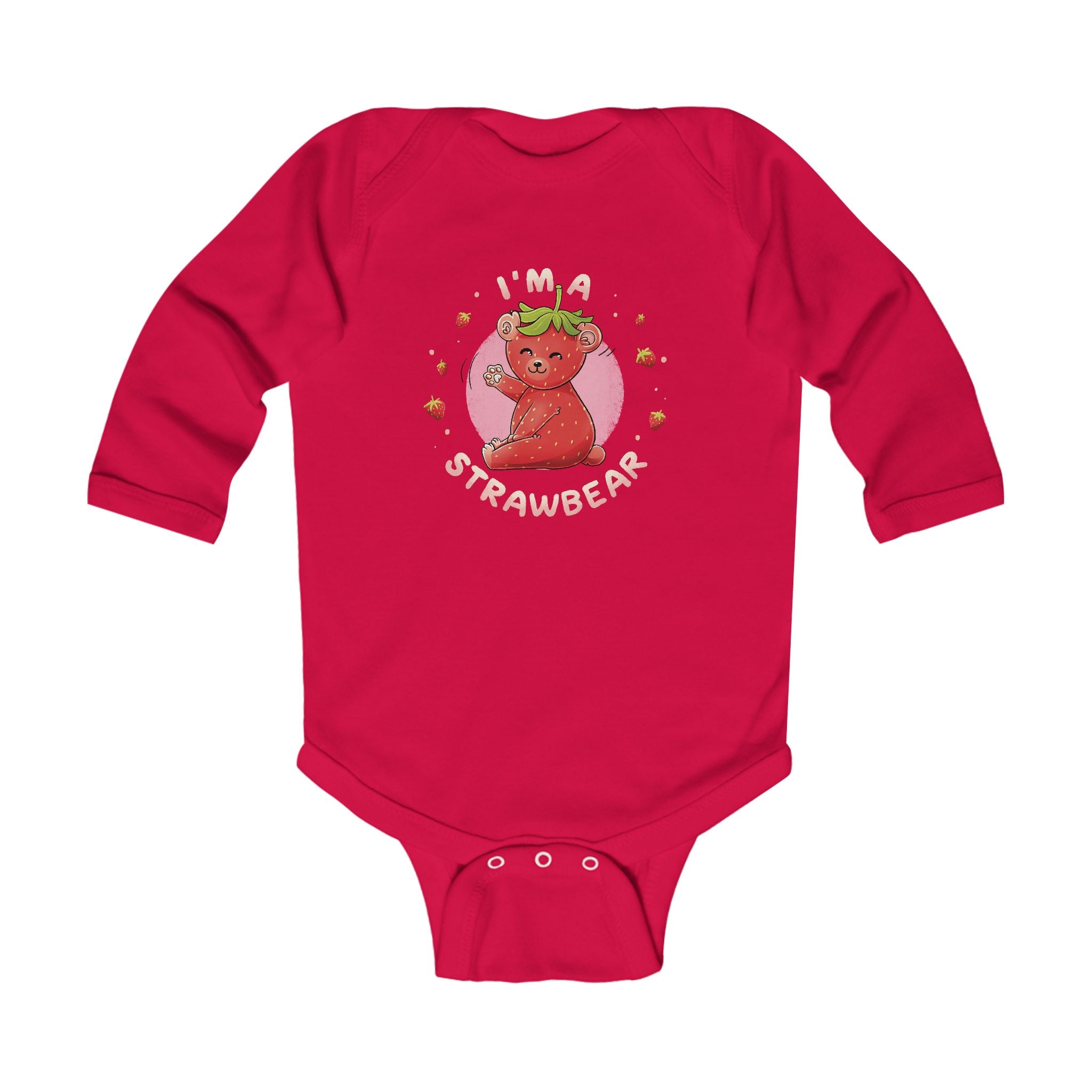 The Strawbear Long Sleeve Bodysuit