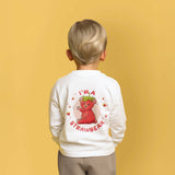 The Strawbear Back Print Long Sleeve