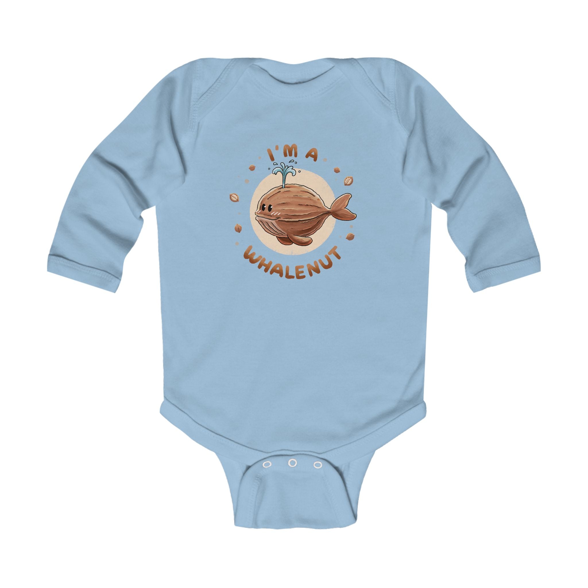The Whalenut Long Sleeve Bodysuit