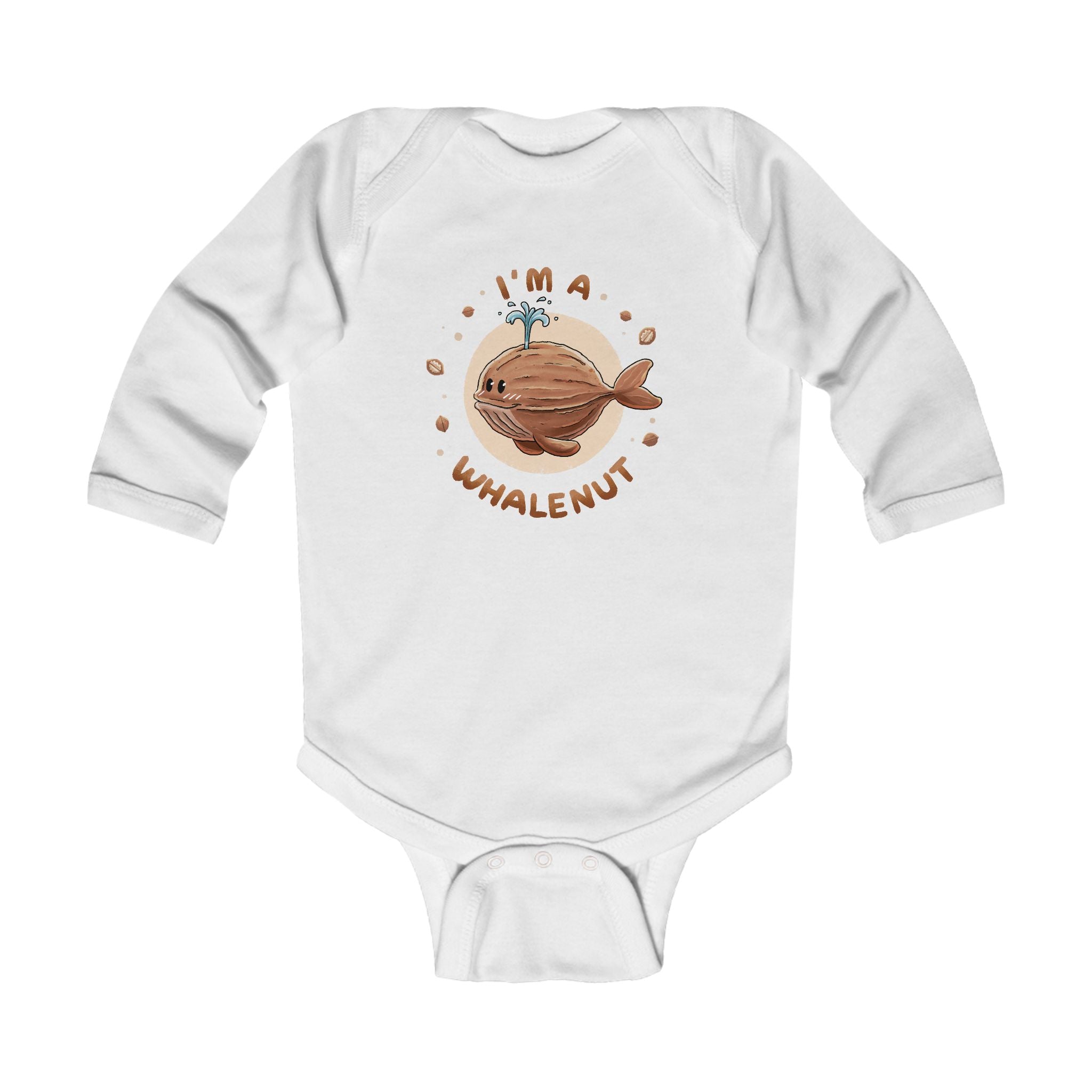 The Whalenut Long Sleeve Bodysuit