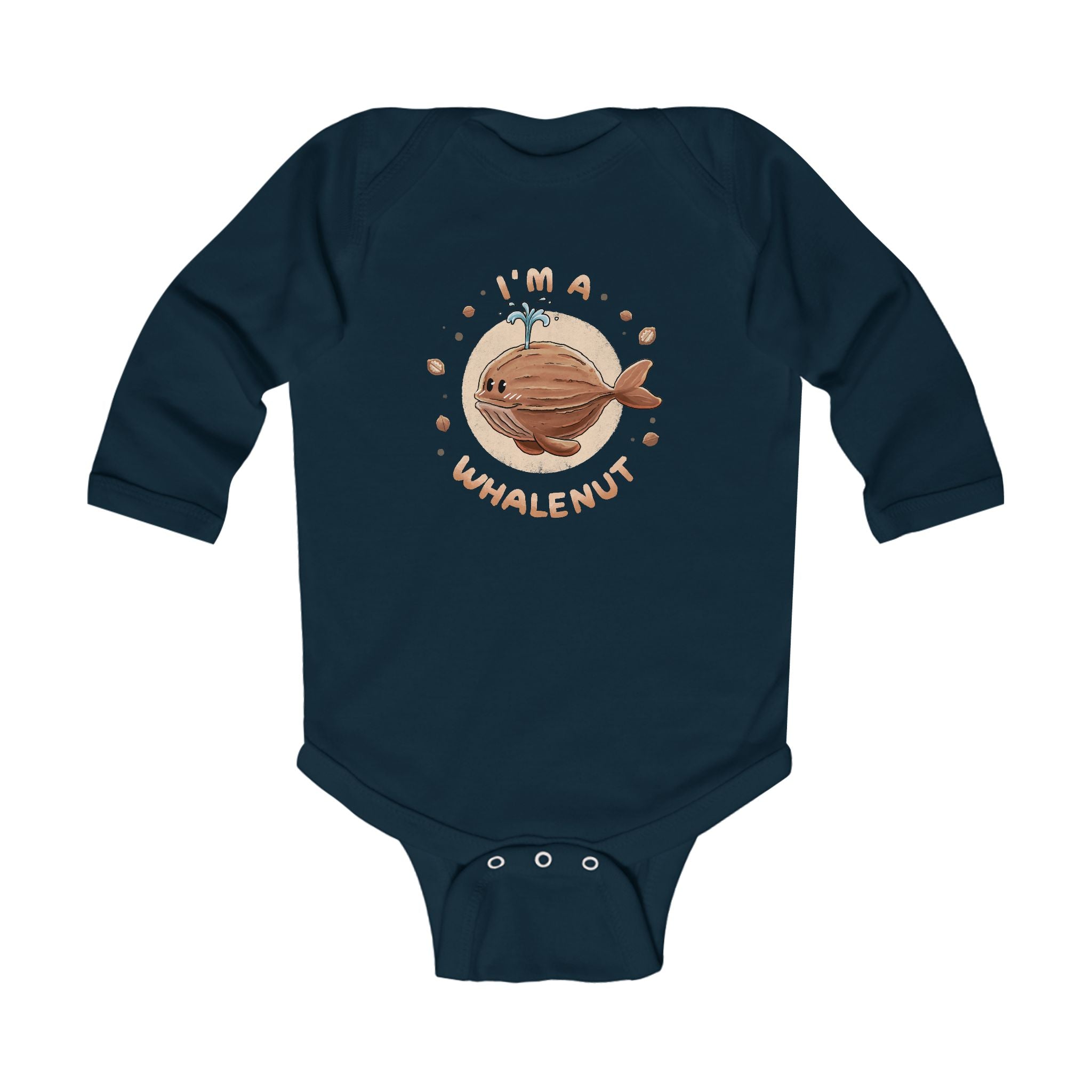 The Whalenut Long Sleeve Bodysuit