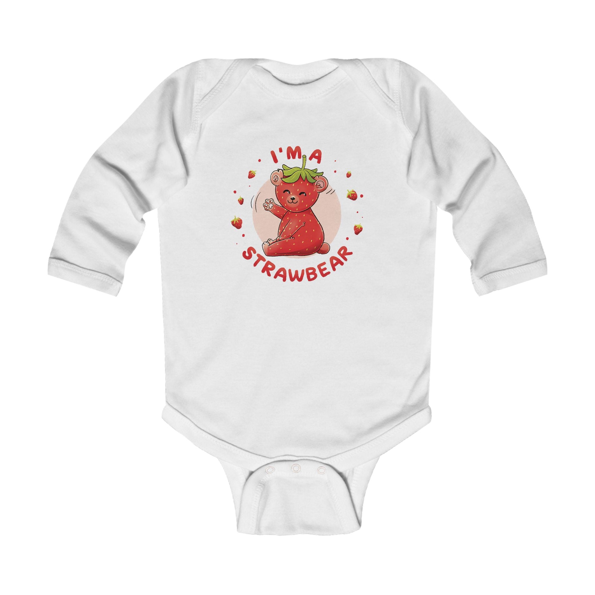 The Strawbear Long Sleeve Bodysuit